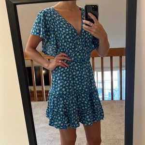 Altar’d State Blue Floral Dress